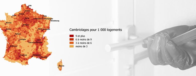 statistiques cambriolages en france